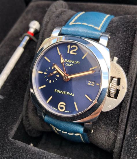 panerai blue sunburst|panerai luminor marina lumber.